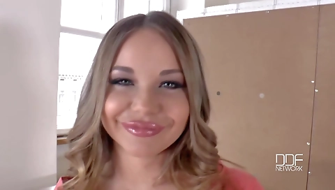 Super-hot chick with huge black cock