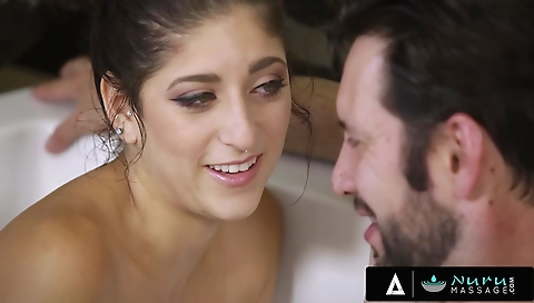 Hawt couple fucking in a wild group sex