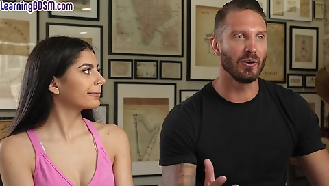 Blonde with huge natural tits gets her ass-ter