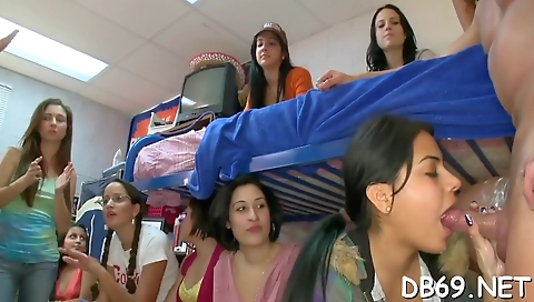 Hawt babe with ag shoes and ready