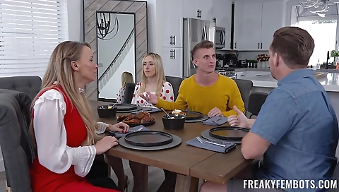 Sexy young brunette hair shows off her pussy